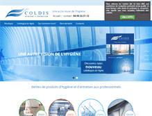 Tablet Screenshot of coldis.fr